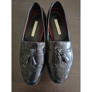 Florsheim Men's Shoes Slip On Brogue Wing Tip Kiltie Tassle Loafers‎ Black 8E